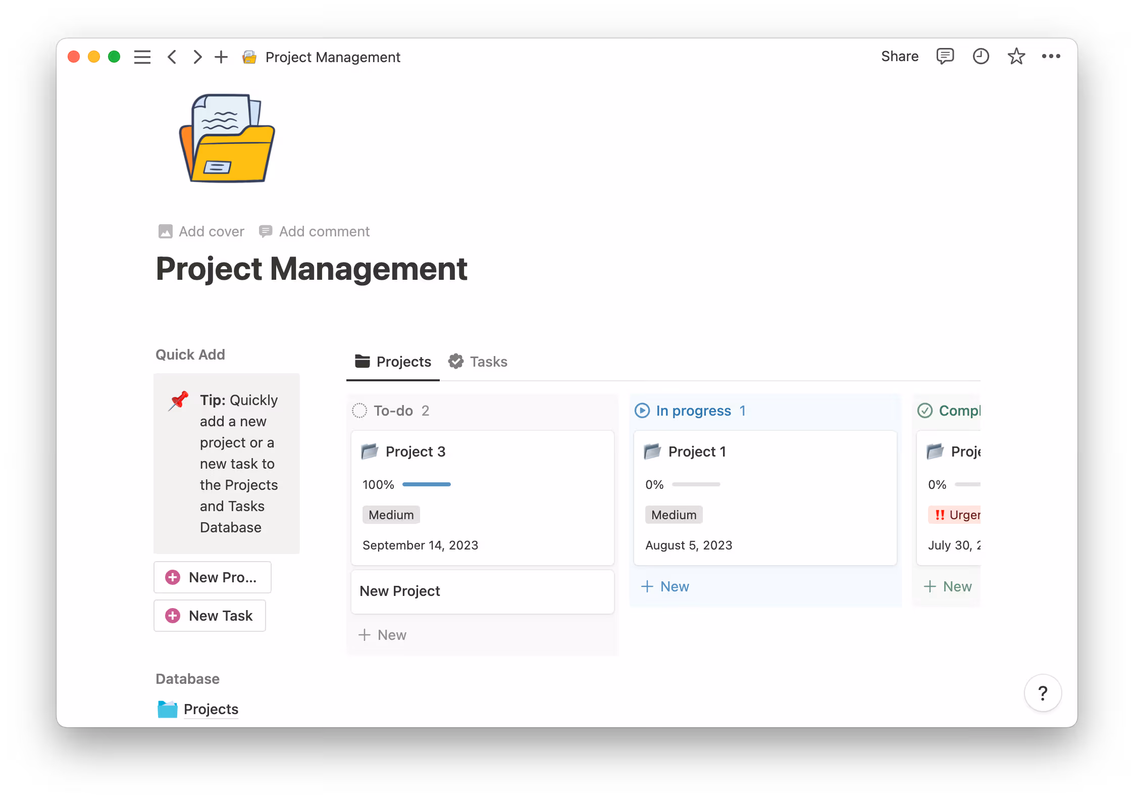 notions-project-management-template
