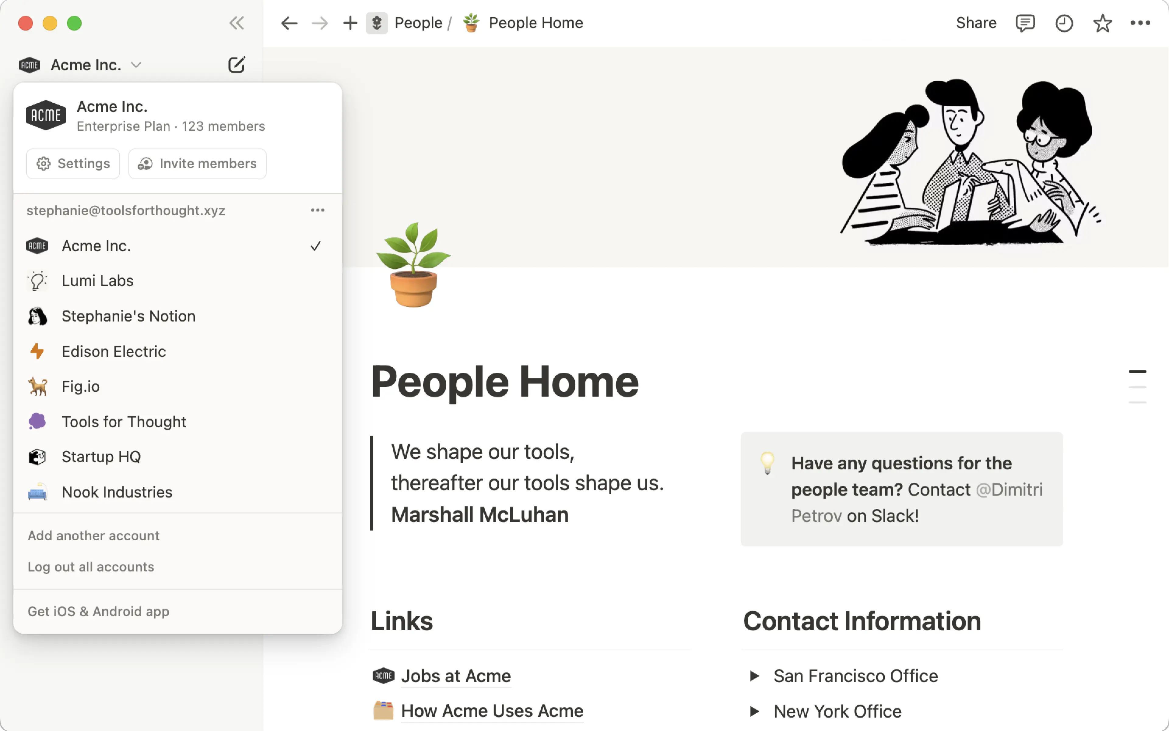 Intro to workspaces - hero