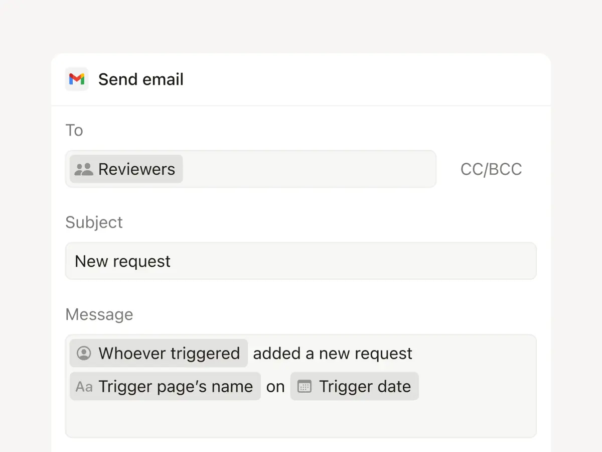 Email-Action